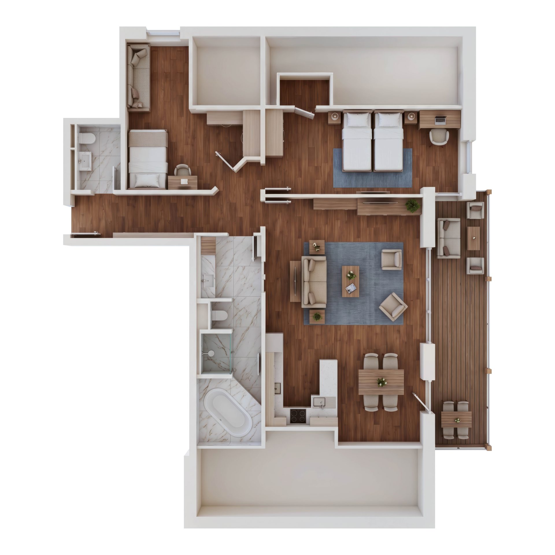 Grundriss des Säuling Stay